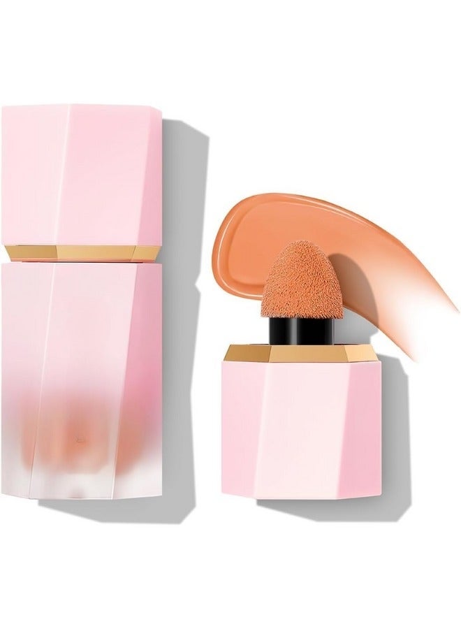 أحمر خدود سائل يدوم طويلاً – مرطب، لون قابل للتكثيف للخدود لإطلالة مكياج طبيعية ومنعشة - Image 1